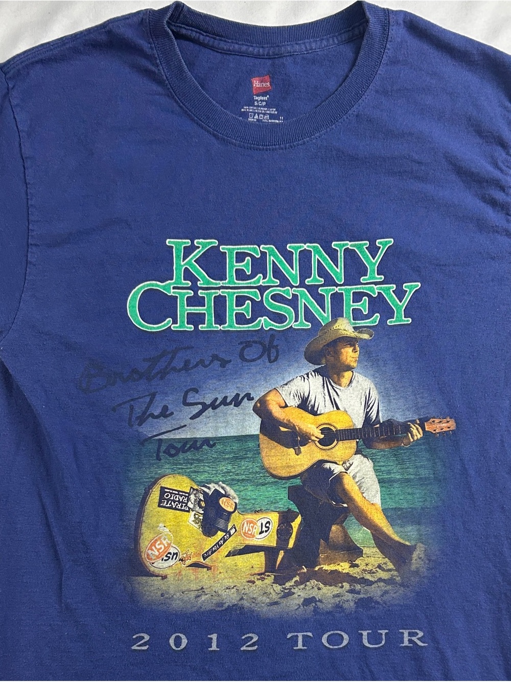 Kenny Chesney Brothers of the Sun 2012 Tour Tee Size S